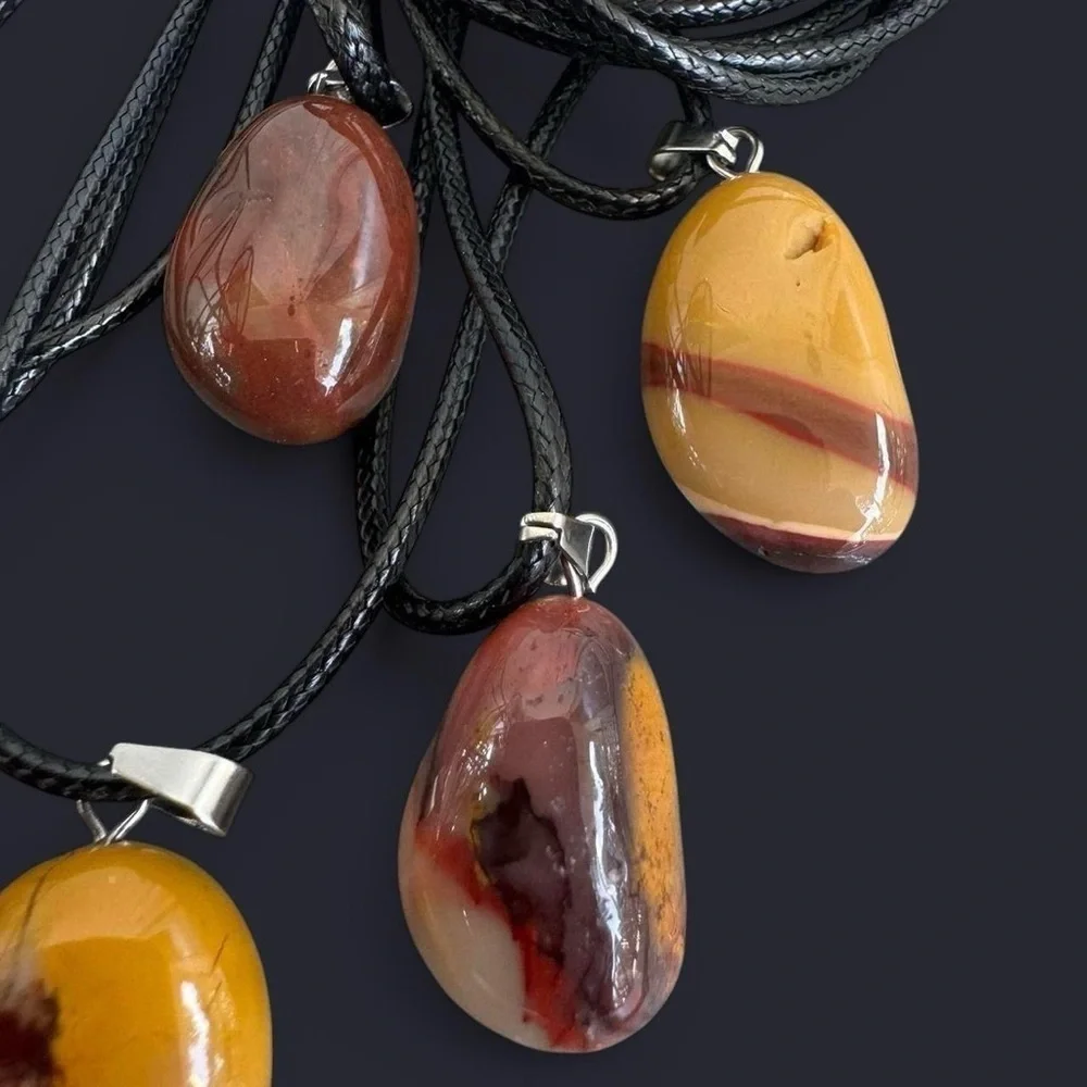 Mookaite Stone Pendant Necklace